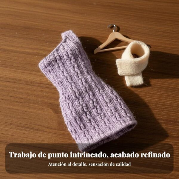 Predolo Set Abiti Invernali per Bambola 30 cm - Abito e Giacca Chic Lavanda