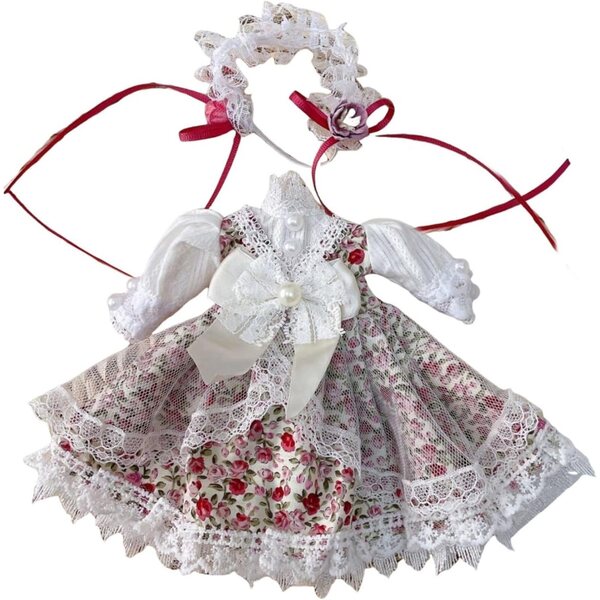 Kleidungsset für eine 30-cm-BJD-Puppe im Maßstab 1/6 mit Originalkleid und Accessoires
