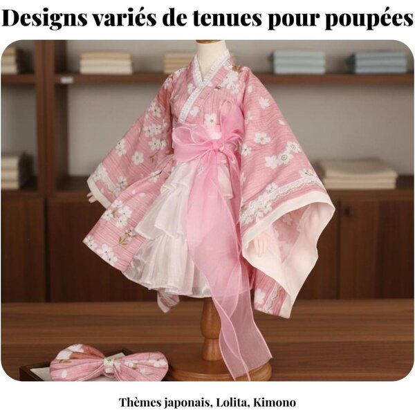 Predolo abbigliamento completo per bambola BJD 60 cm con design dettagliato e curato