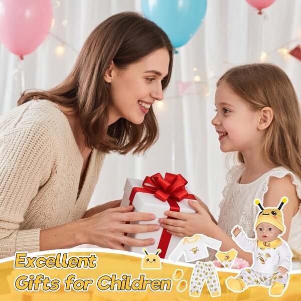 Set abbigliamento per bambole 35,6-45,7 cm con 5 pezzi Yellow Bee
