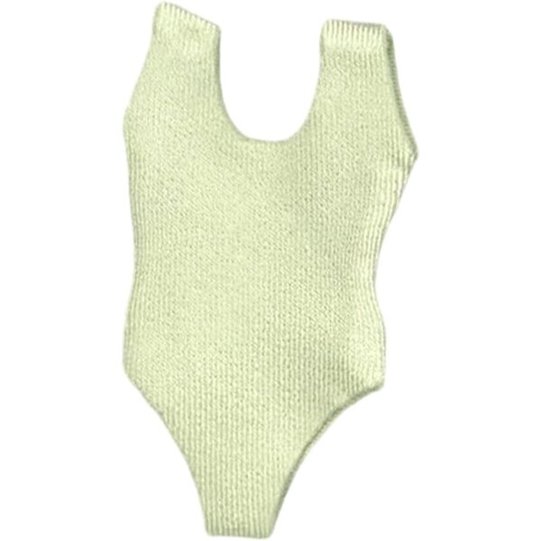 Oshhni Costume Mini Maillot da Bagno Elastico per Figurine 1/12 - Verde Chiaro