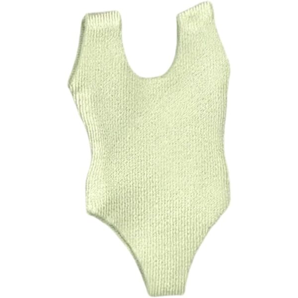 Oshhni Costume Mini Maillot da Bagno Elastico per Figurine 1/12 - Verde Chiaro