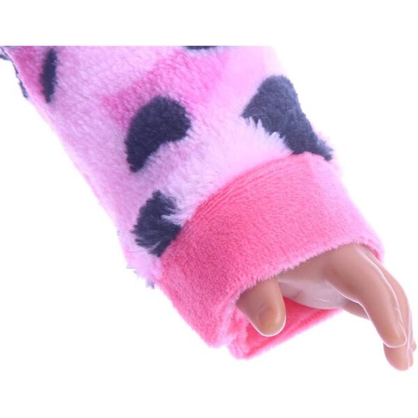 Combinaison Pyjama 46 cm con Cappello Motivi Frutta e Animali per Bambole