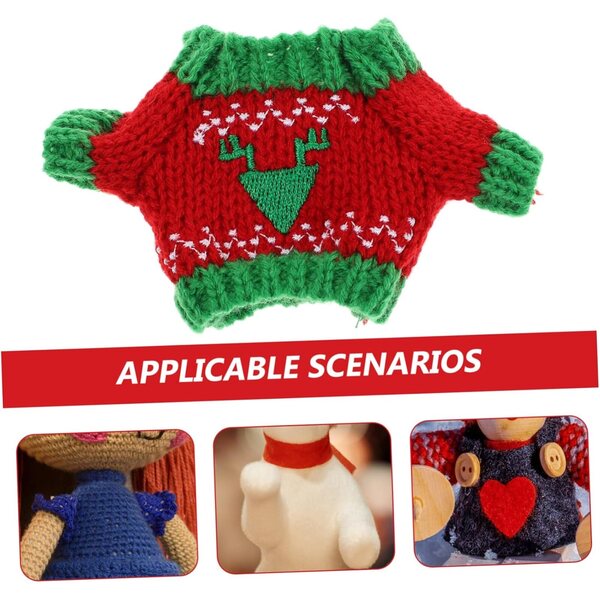 Mini pull morbido in peluche per bambole VICASKY - accessorio versatile e decorativo