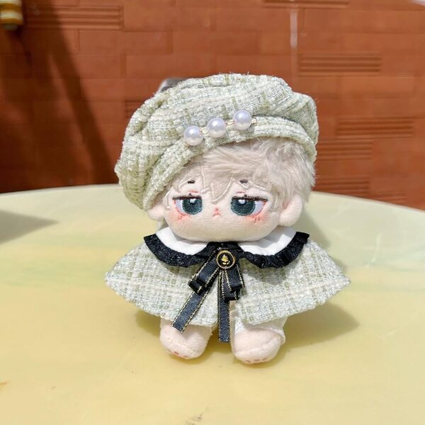 Abbigliamento per bambole peluche 10-15 cm con accessori - niannyyhouse nero 15 cm