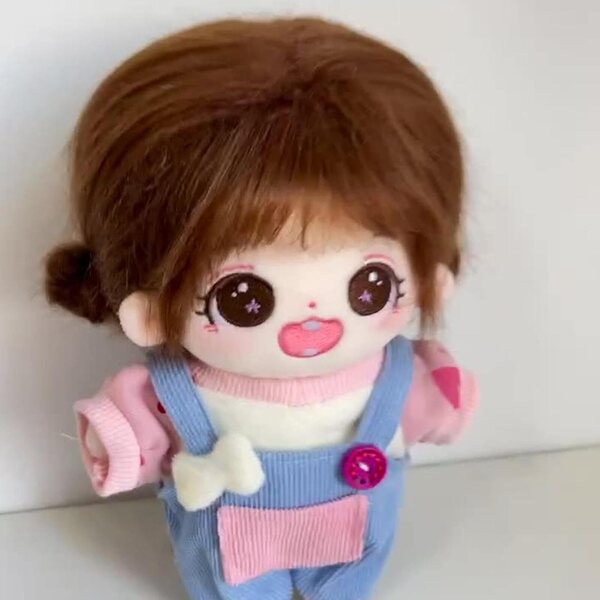 Salopette e top per bambole peluche 20 cm - vestiti colorati e resistenti Teksome