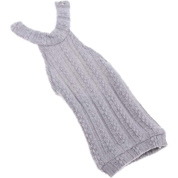 Strickpullover mit offenem Rücken für 1/4 Puppen – F Fityle Grau