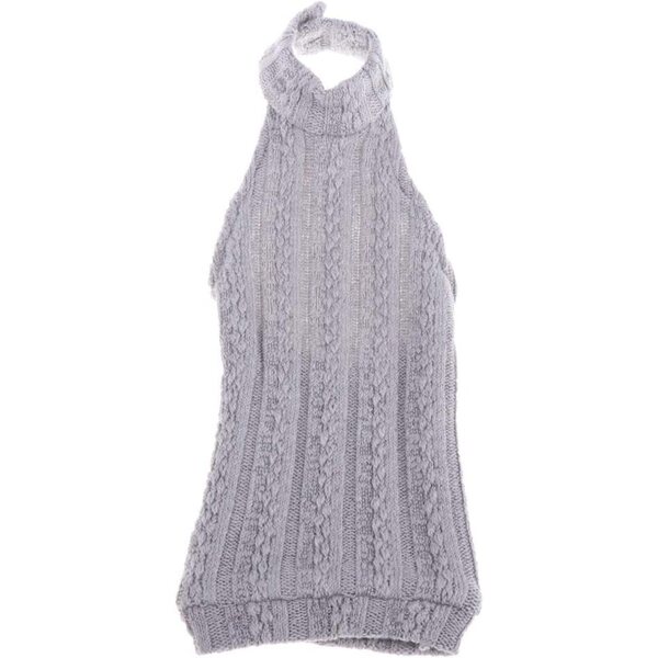 Strickpullover mit offenem Rücken für 1/4 Puppen – F Fityle Grau