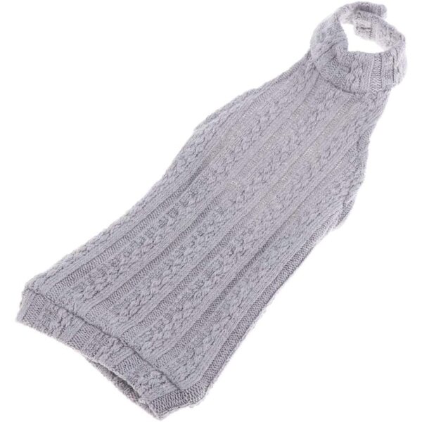 Strickpullover mit offenem Rücken für 1/4 Puppen – F Fityle Grau