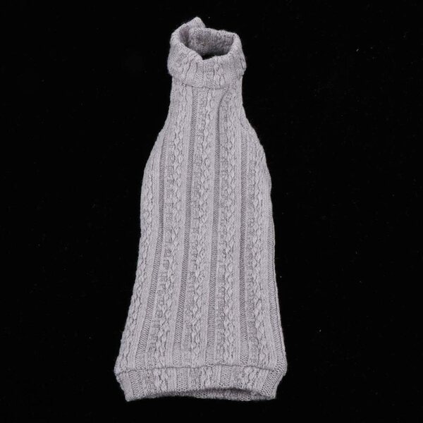 Strickpullover mit offenem Rücken für 1/4 Puppen – F Fityle Grau