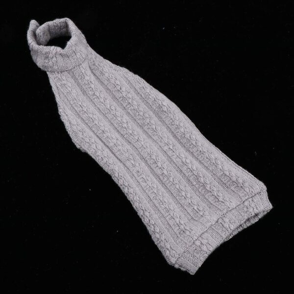 Strickpullover mit offenem Rücken für 1/4 Puppen – F Fityle Grau