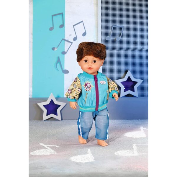 BABY born Outfit mit Jacke für 43 cm Puppen – Disco-Fox-Tanz-Outfit