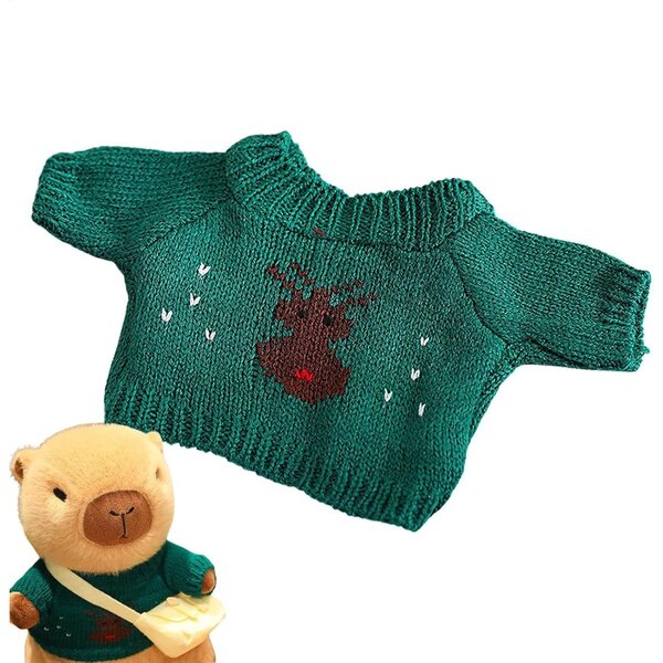 Teksome Vestizione Capybara in Peluche, vestiti morbidi per giocattoli 20-25 cm