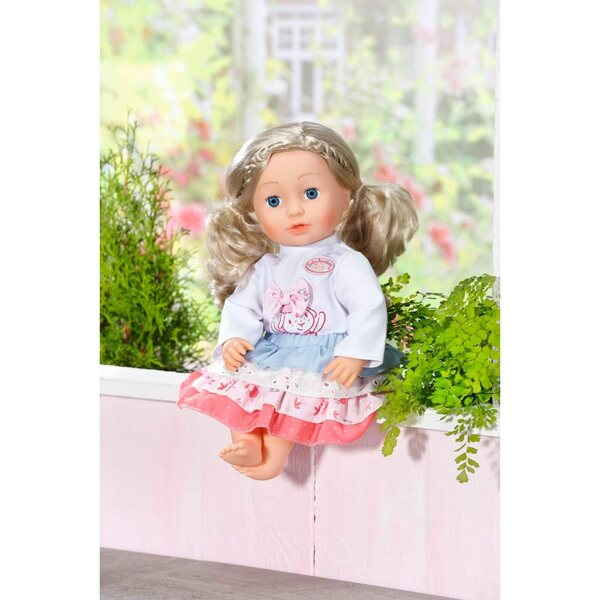 Baby Annabell Ensemble con Gonna Plissettata e Fiocco 3D per Bambole 43 cm