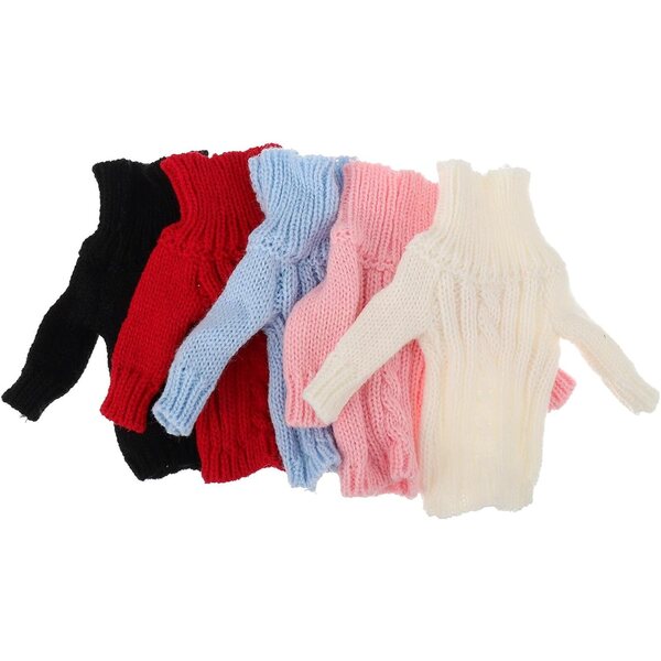 SOIMISS Set 5 Maglioni in Lana per Bambole - Accessori Outfit Creativi per Bambini