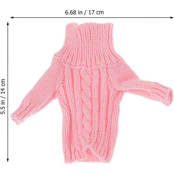 SOIMISS Set 5 Maglioni in Lana per Bambole - Accessori Outfit Creativi per Bambini