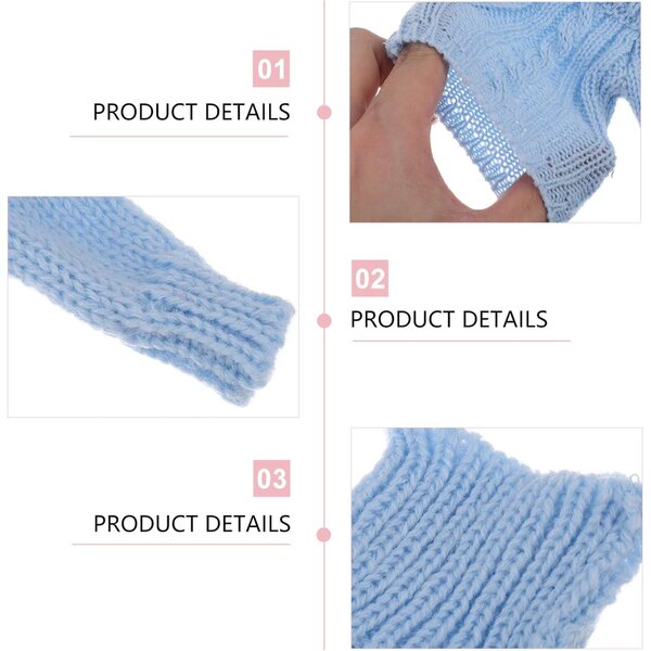 SOIMISS Set 5 Maglioni in Lana per Bambole - Accessori Outfit Creativi per Bambini