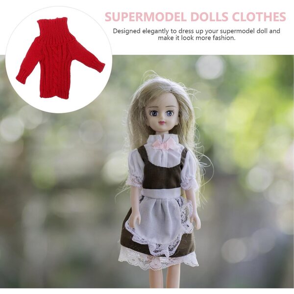 SOIMISS Set 5 Maglioni in Lana per Bambole - Accessori Outfit Creativi per Bambini
