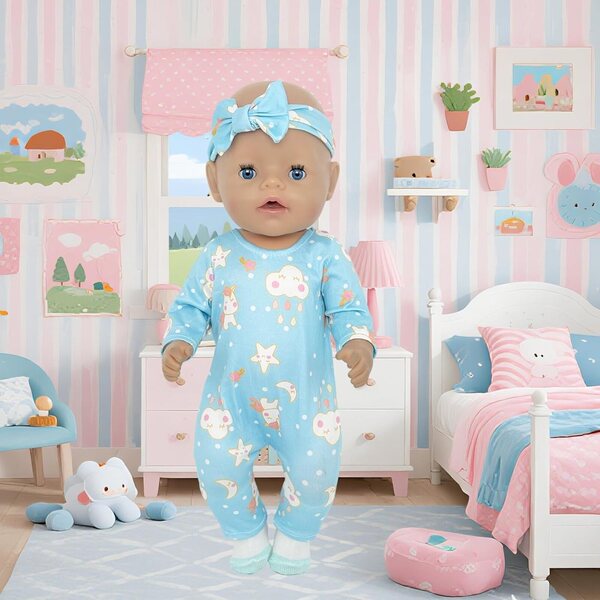Abbigliamento Blue Cloud per bambole 14-18 pollici - Set completo e qualità premium