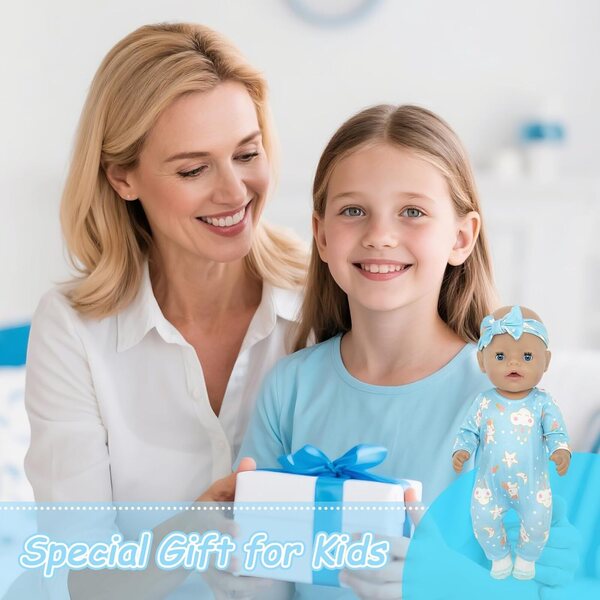 Abbigliamento Blue Cloud per bambole 14-18 pollici - Set completo e qualità premium