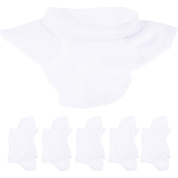 Set 6 T-shirt in cotone morbido per bambole da 20 cm, vestiti eleganti e lavabili