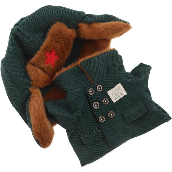 Set Abbigliamento Invernale per Bambole ERINGOGO con Manteau e Cappello Verde