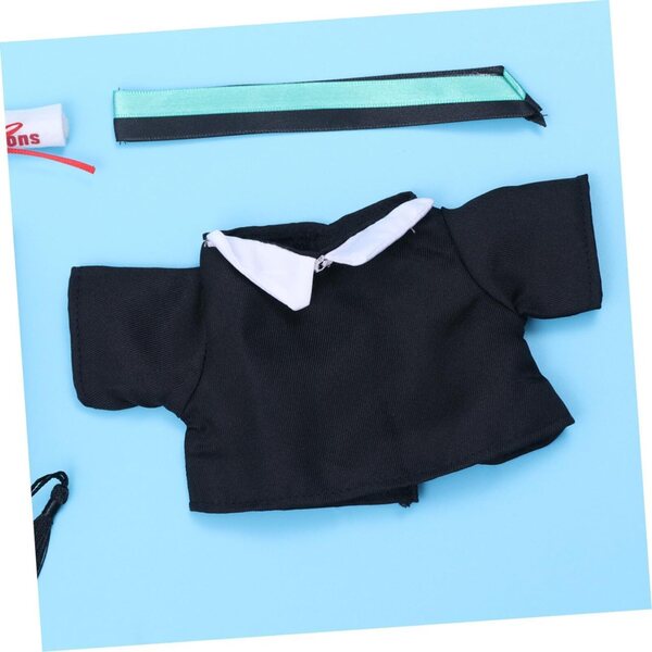 Costume di Laurea Verde per Bambole con Abito e Cappello - Set per Regalo Bambini