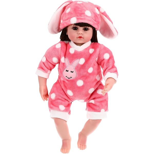 Morbida tuta in peluche per bambola da 18 cm: facile da indossare e comoda