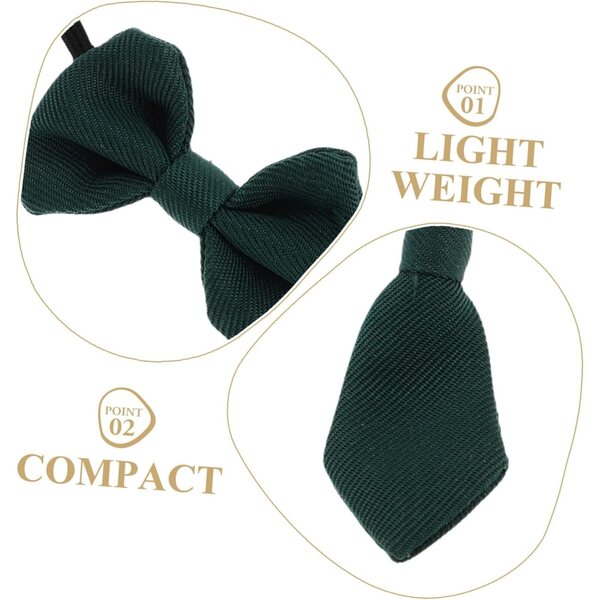 Healeved Cravatta e Papillon in Cotone per Bambole Miniature Accessori Colorati