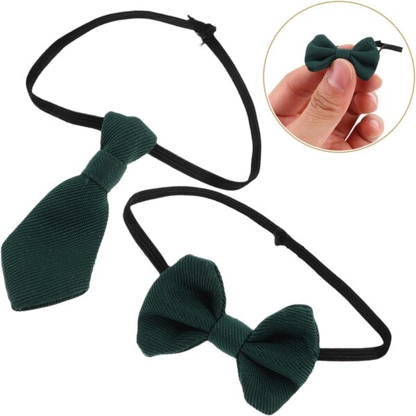 Healeved Cravatta e Papillon in Cotone per Bambole Miniature Accessori Colorati