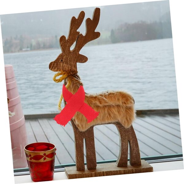 Mini-Wollschals für dekorative Puppen und Weihnachtsfeier-Accessoires
