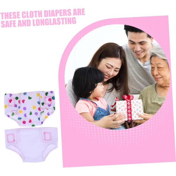 NOLITOY Set mit 4 Lavable-Abdeckungen für Puppen, verstellbare Größe, bunter, sicherer Stoff