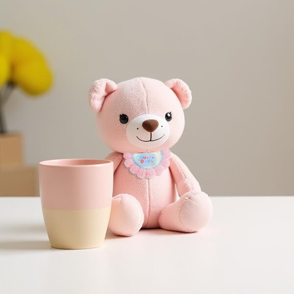 Set bavaglino e fascia in cotone per bambole e peluche – abbigliamento da collezione