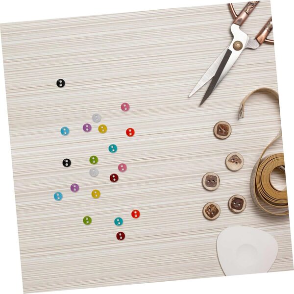 Set 20 Mini Bottoni Colorati in Plastica per Vestiti di Bambole - Accessori Creativi