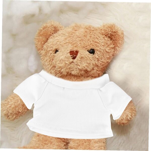 SOIMISS Set 4 T-shirt in Cotone per Pupa e Peluche Ours 15 cm Riutilizzabili