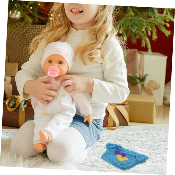 Set 3 Maglioni per Orsetti in Peluche, Vestiti Colorati e Intercambiabili per Bambini