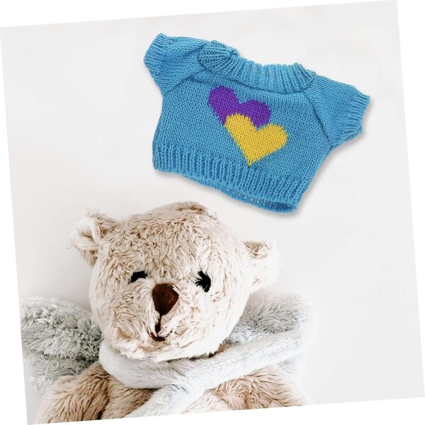 Set 3 Maglioni per Orsetti in Peluche, Vestiti Colorati e Intercambiabili per Bambini