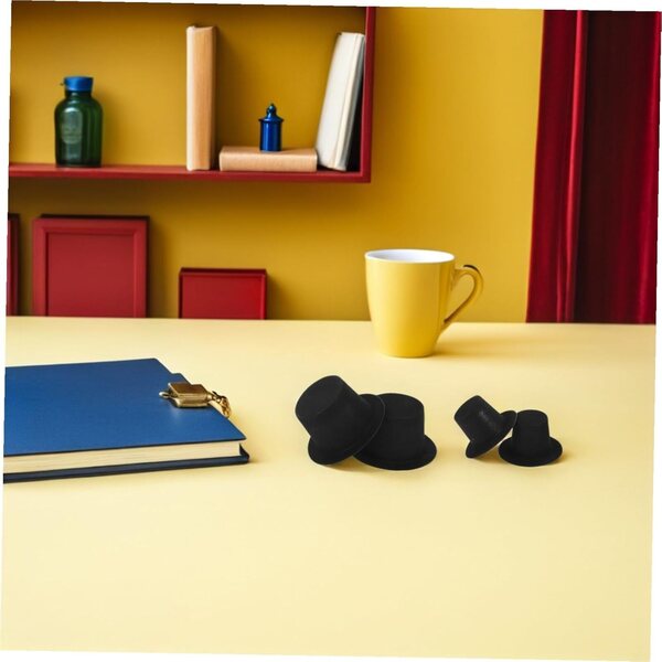 Set 60 Mini Chapeaux Neri per Decorazioni e Lavoretti Creativi | BESTonZON
