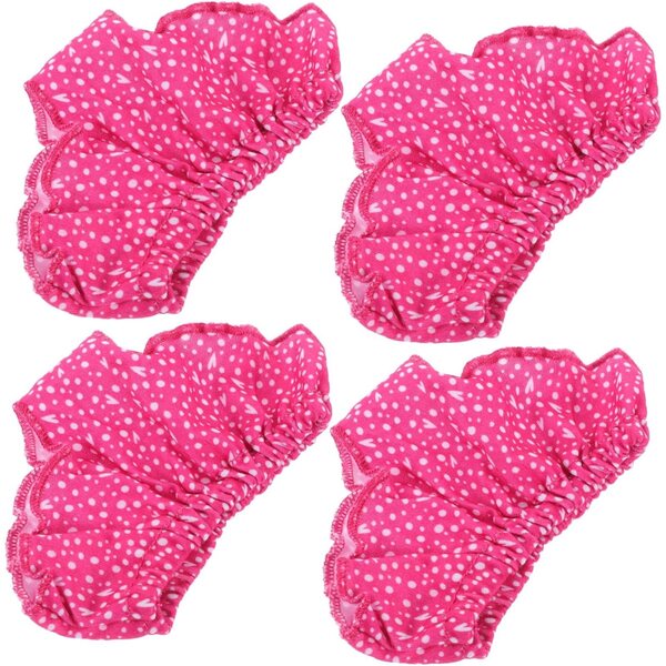 SOIMISS 4 Culottes per Bambole 18 Pollici Rosa Sottovesti Morbidi e Leggeri