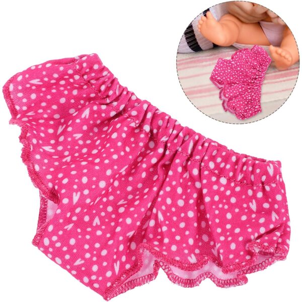 SOIMISS 4 Culottes per Bambole 18 Pollici Rosa Sottovesti Morbidi e Leggeri