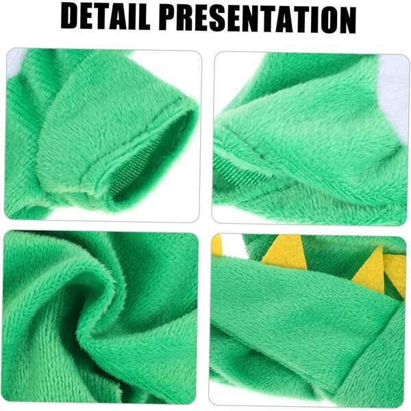 Costume dinosauro in peluche per bambole 20 cm, abbigliamento morbido e leggero unisex