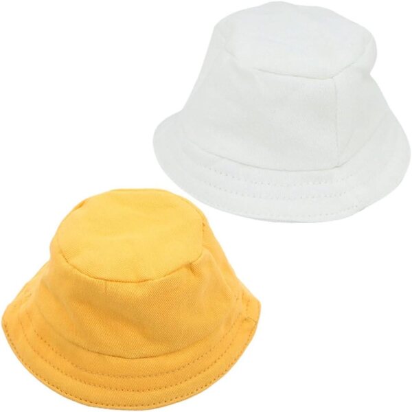GALPADA Set 2 Casquettes Miniature per Bambole in Poliestere, Leggere e Realistiche