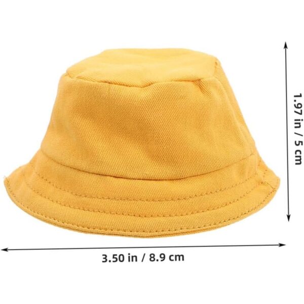 GALPADA Set 2 Casquettes Miniature per Bambole in Poliestere, Leggere e Realistiche
