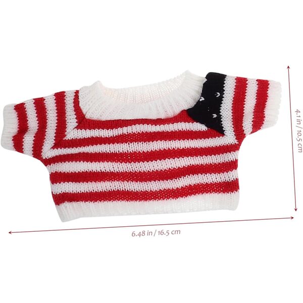 SOIMISS 5 Pezzi Abbigliamento per Pupazzi Orso in Lana Colori Assortiti 16,5x10,5 cm