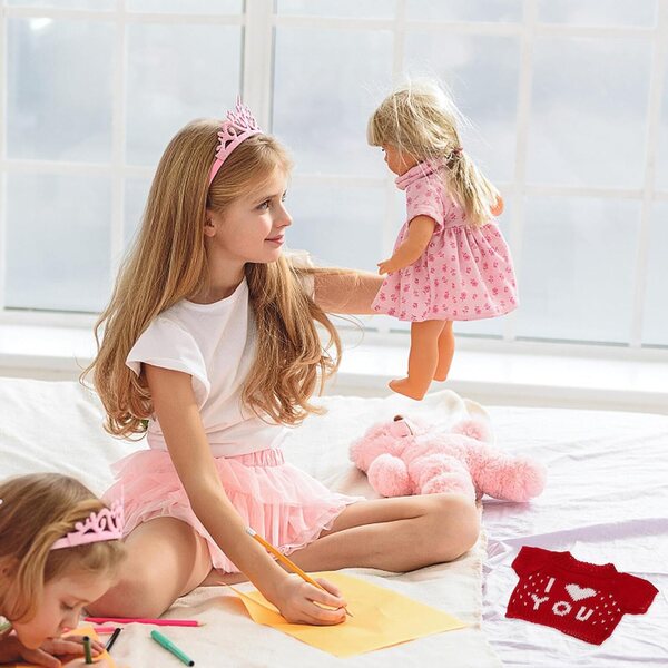 GALPADA Set 5 Vestiti in Filato per Peluche Orso 16,5x10,5 cm - Accessori Moda