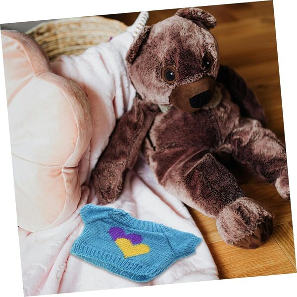 3er-Set Pullover für Plüschtiere – weiche und farbenfrohe Kleidung für Teddybären 30 cm