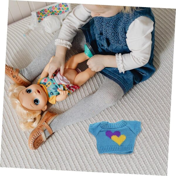 3er-Set Pullover für Plüschtiere – weiche und farbenfrohe Kleidung für Teddybären 30 cm