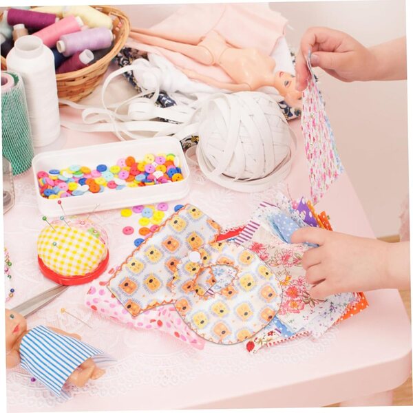 iplusmile Set 5 Pezzi Bavaglini e Culotte per Bambole 30 cm Riutilizzabili e Facili da Indossare
