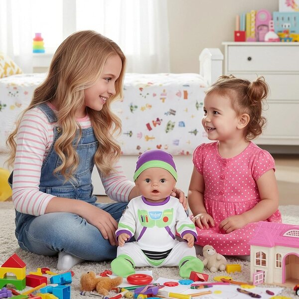 Set mit 5 Kleidungsstücken für 30–45 cm große Carreuty-Puppen – farbenfrohe und verschiedene Kleidungsstücke