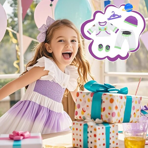 Set mit 5 Kleidungsstücken für 30–45 cm große Carreuty-Puppen – farbenfrohe und verschiedene Kleidungsstücke